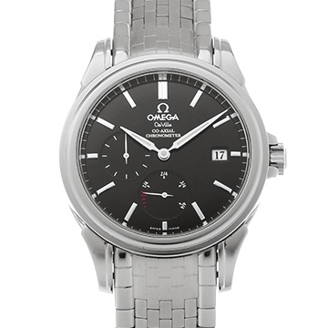 オメガ デ・ヴィル コーアクシャル パワーリザーブ 4532.51 ブラック メンズ 時計 【中古】【wristwatch】