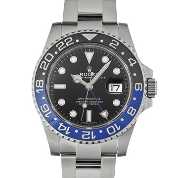 ロレックス GMTマスターII 116710BLNR ブラック メンズ 時計 【中古】【wristwatch】