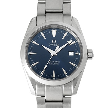 オメガ シーマスター アクアテラ クォーツ 2518.80 ブルー メンズ 時計 【中古】【wristwatch】