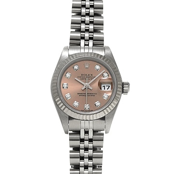 ロレックス デイトジャスト 79174G ピンク/ダイヤモンド レディース 時計 【中古】【wristwatch】