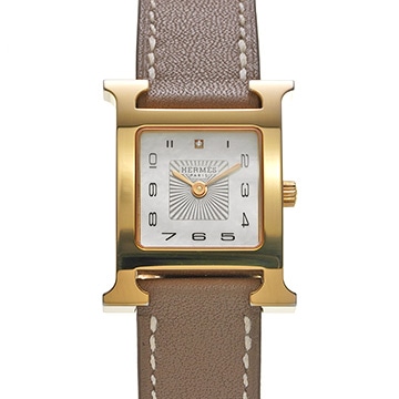 エルメス Hウォッチ HH1.202 ホワイトシェル/ダイヤモンド レディース 時計 【中古】【wristwatch】