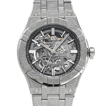 モーリス ラクロア アイコン スケルトン アーバン トリビュート AI6007-SS009-030-1 ダークグレー メンズ 時計 【中古】【wristwatch】