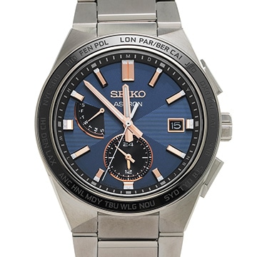 セイコー アストロン ネクスター SBXY053 ブルー メンズ 時計 【中古】【wristwatch】