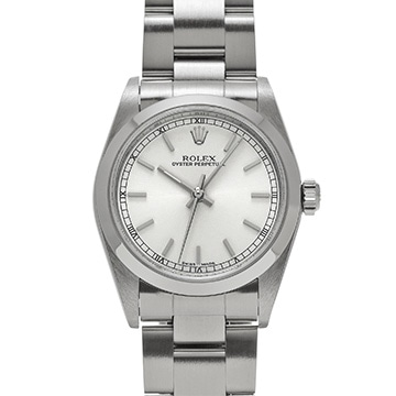 ロレックス オイスターパーペチュアル 77080 シルバー ユニセックス 時計 【中古】【wristwatch】