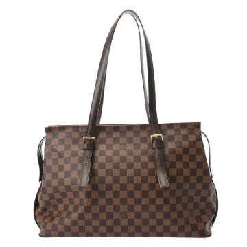 ルイ ヴィトン ダミエ チェルシー エベヌ N51119 ダミエキャンバス レディース バッグ 【中古】【bag】