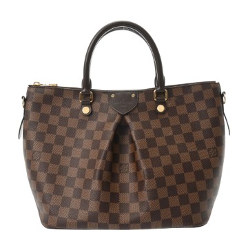 ルイ ヴィトン ダミエ シエナ MM 2WAY ブラウン N41546 ダミエキャンバス レディース バッグ 【中古】【bag】