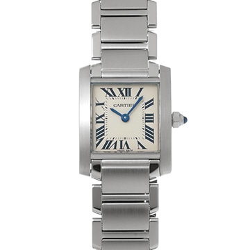 カルティエ タンクフランセーズ SM　 W51008Q3 シルバー レディース 時計 【中古】【wristwatch】