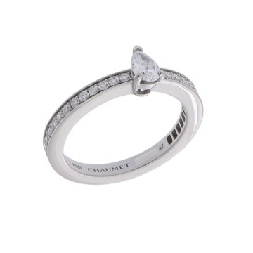 ショーメ ジョゼフィーヌ トリオンフ リング #47 シルバー 083762-047 Pt950プラチナ レディース ジュエリー 【中古】【jewelry】