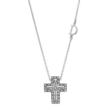 ダミアーニ ベルエポック ネックレス XXS　 シルバー 20083570 K18ホワイトゴールド WG レディース ジュエリー 【中古】【jewelry】