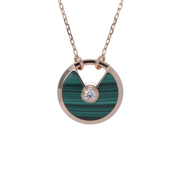 カルティエ アミュレット ネックレス SM ゴールド K18ピンクゴールド PG レディース ジュエリー 【中古】【jewelry】