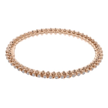 カルティエ クラッシュドゥ ブレスレット MM #17 ゴールド K18ピンクゴールド PG レディース ジュエリー 【中古】【jewelry】