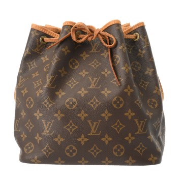 ルイ ヴィトン モノグラム プチノエ ブラウン M42226 モノグラムキャンバス レディース バッグ 【中古】【bag】