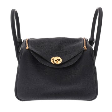 エルメス リンディ 26 2WAY ブルーニュイ トリヨンクレマンス レディース バッグ 【中古】【bag】