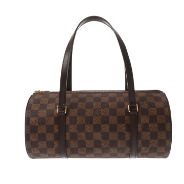 ルイ ヴィトン ダミエ パピヨン 30 ブラウン N51303 ダミエキャンバス レディース バッグ 【中古】【bag】