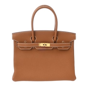 エルメス バーキン 30 ゴールド トゴ レディース バッグ 【未使用】【bag】