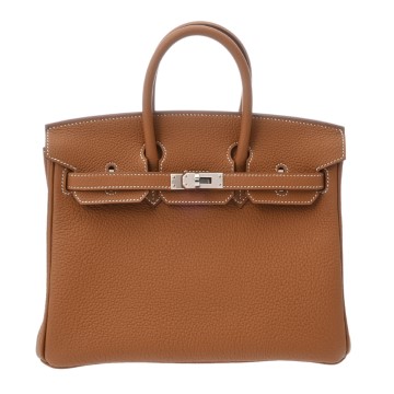 エルメス バーキン 25 ゴールド トゴ レディース バッグ 【新品】【bag】