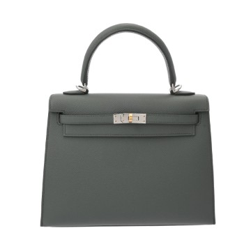 エルメス ケリー25 外縫い ヴェールアマンド ヴォーエプソン レディース バッグ 【未使用】【bag】