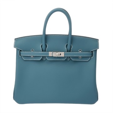エルメス バーキン 25 ニューブルージーン ヴォースイフト レディース バッグ 【新品】【bag】