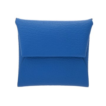 エルメス バスティア ブルーイドラ シェーブル ユニセックス 財布 【未使用】【purse】