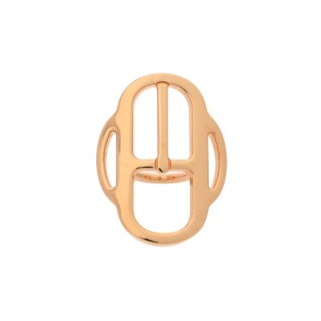 エルメス スカーフリング ミニ ブックル ゴールド 真鍮 ユニセックス ジュエリー 【中古】【jewelry】