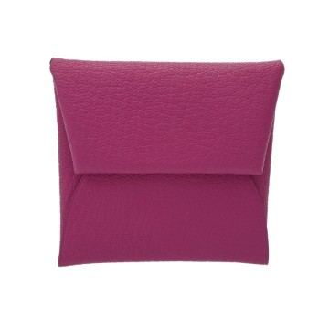 エルメス バスティア ローズパープル シェーブル ユニセックス 財布 【未使用】【purse】