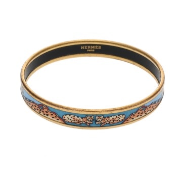 エルメス エマイユ 七宝焼き マルチカラー/ゴールド金具 メタル レディース ジュエリー 【中古】【jewelry】