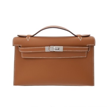 エルメス ポシェットケリー  ゴールド ヴォースイフト レディース バッグ 【新品】【bag】
