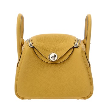エルメス リンディ ミニ 2 ジューヌナプル トリヨンクレマンス レディース バッグ 【未使用】【bag】