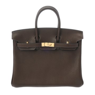 エルメス バーキン 25 ベブラン ヴォーバレニアフォーブル レディース バッグ 【新品】【bag】