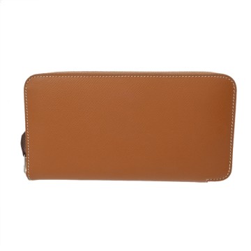 エルメス アザップロング ゴールド ヴォーエプソン レディース 財布 【中古】【purse】
