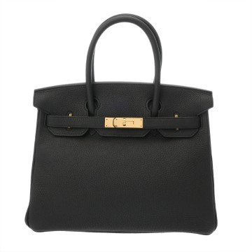 エルメス バーキン 30 ブラック トゴ レディース バッグ 【中古】【bag】