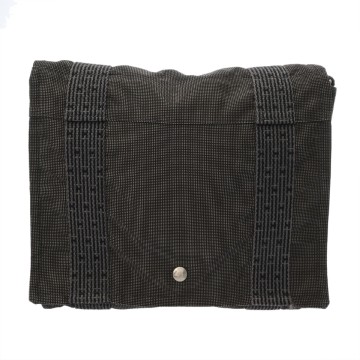 エルメス エールライン バザス PM グレー キャンバス ユニセックス バッグ 【中古】【bag】