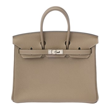 エルメス バーキン 25 トゥルティエールグレー トゴ レディース バッグ 【中古】【bag】