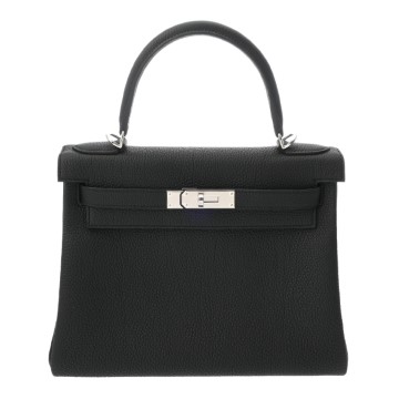 エルメス ケリー 28 内縫い ブラック トゴ レディース バッグ 【新品】【bag】