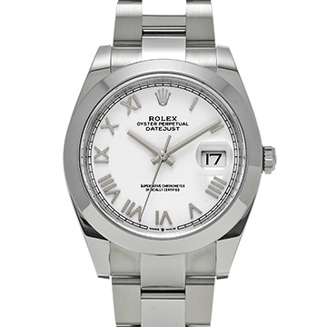 ロレックス デイトジャスト 41 126300 ホワイト メンズ 時計 【新品】【wristwatch】