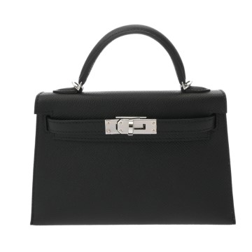 エルメス ミニケリー2 ブラック ヴォーエプソン レディース バッグ 【新品】【bag】