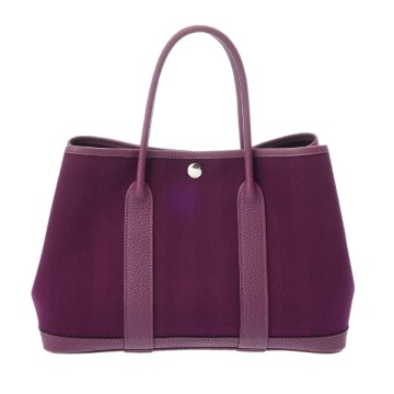 エルメス ガーデンパーティ TPM アネモネ トワルシェブロン/ネゴンダ レディース バッグ 【中古】【bag】