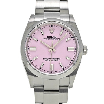 ロレックス オイスターパーペチュアル 36 126000 キャンディピンク メンズ 時計 【中古】【wristwatch】