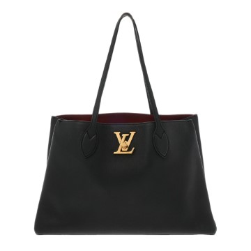 ルイ ヴィトン ロックミ― ショッパー ノワール M57345 カーフレザー レディース バッグ 【中古】【bag】
