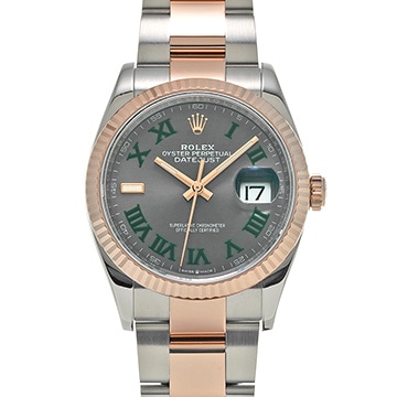 ロレックス デイトジャスト 36 126231 スレート メンズ 時計 【中古】【wristwatch】