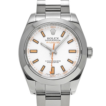 ロレックス ミルガウス 116400 ホワイト メンズ 時計 【中古】【wristwatch】
