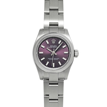 ロレックス オイスターパーペチュアル 176200 レッドグレープ レディース 時計 【中古】【wristwatch】