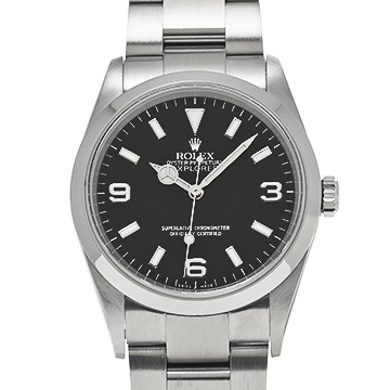 ロレックス エクスプローラー 114270 ブラック メンズ 時計 【中古】【wristwatch】