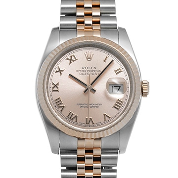ロレックス デイトジャスト 116231 ピンク メンズ 時計 【中古】【wristwatch】