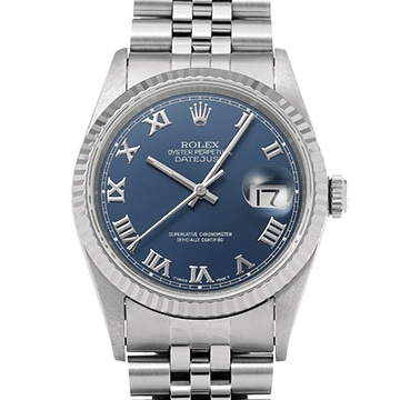 ロレックス デイトジャスト 16234 ブルー メンズ 時計 【中古】【wristwatch】