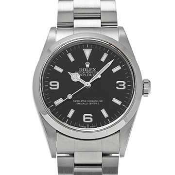 ロレックス エクスプローラー 14270 ブラック メンズ 時計 【中古】【wristwatch】