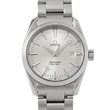 オメガ シーマスター アクアテラ クォーツ 2518.30 シルバー メンズ 時計 【中古】【wristwatch】