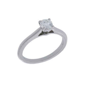 カルティエ 1895ソリテール リング #48 シルバー Pt950プラチナ レディース ジュエリー 【中古】【jewelry】