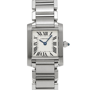 カルティエ タンクフランセーズ SM　 W51008Q3 シルバー レディース 時計 【中古】【wristwatch】