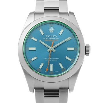 ロレックス ミルガウス 116400GV Zブルー メンズ 時計 【中古】【wristwatch】
